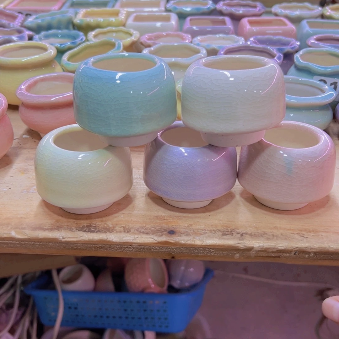 陶瓷花盆当场凑满12包邮