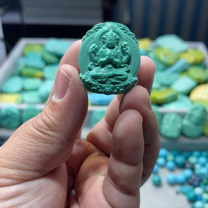 菱锰矿珠宝半成品未镶嵌
