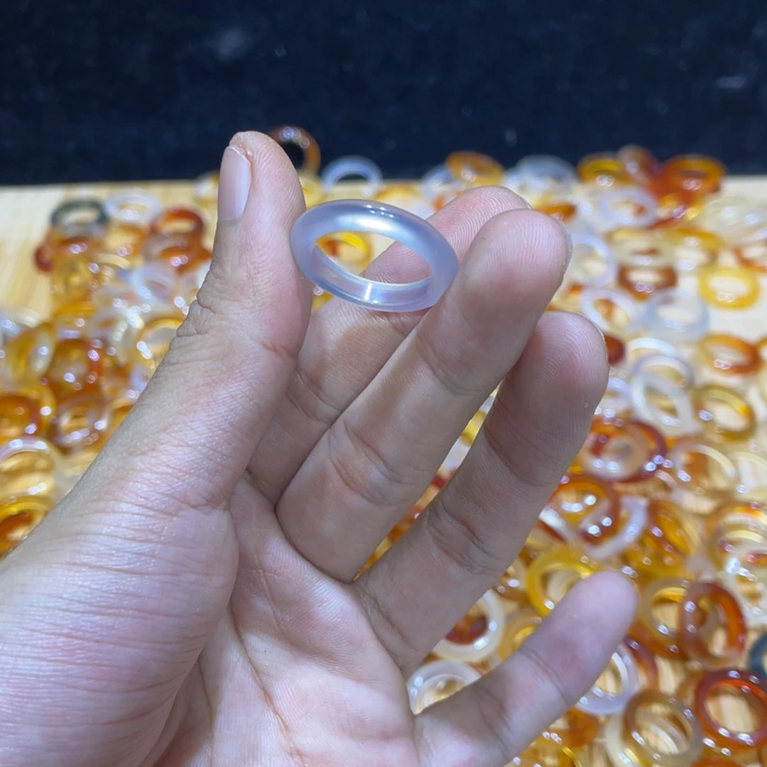 玛瑙/玉髓合金戒指68号港17 默认瑕疵