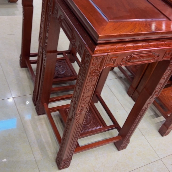 花梨木类案台明****…高几