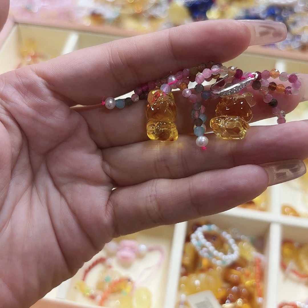 未镶嵌琥珀手链琥珀