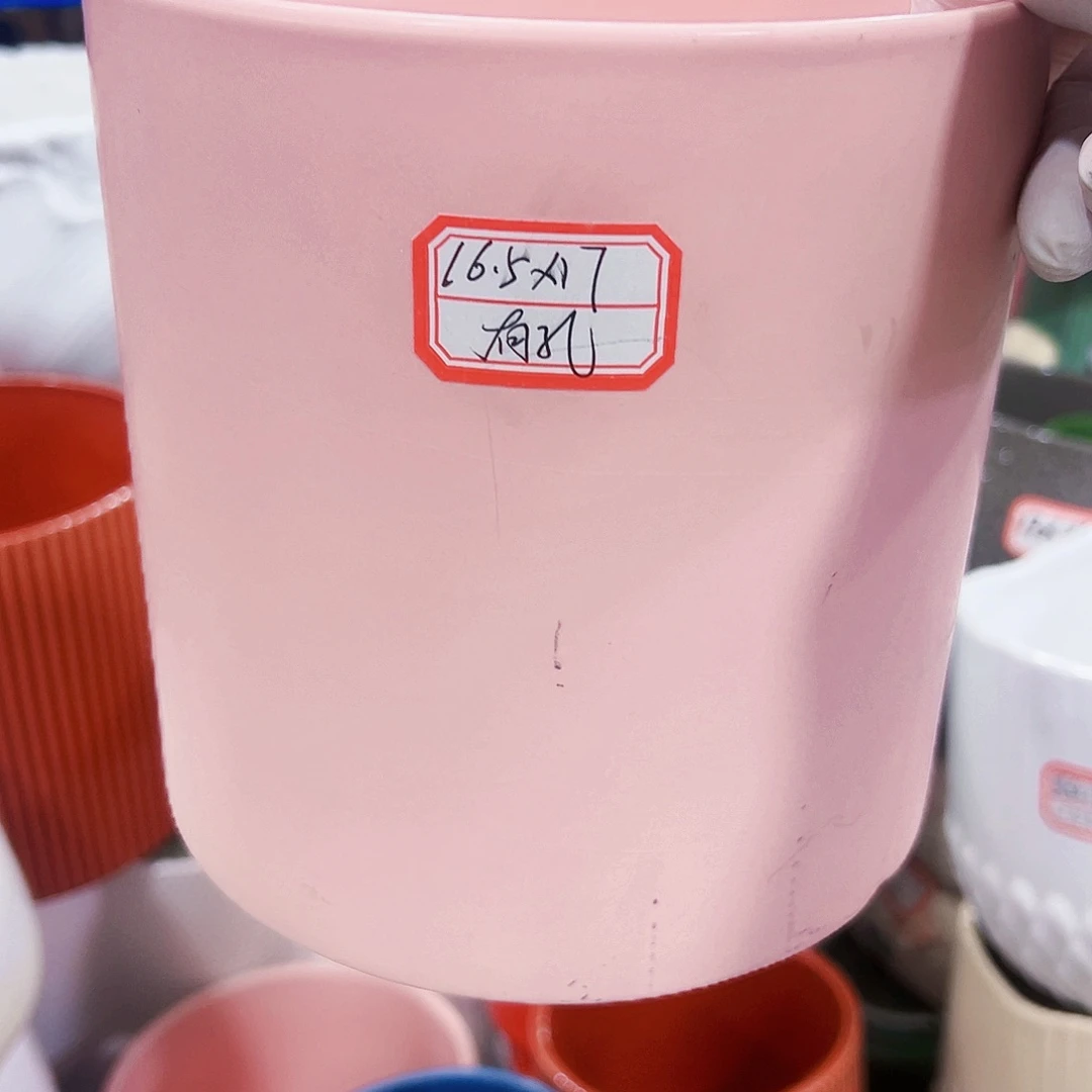 有孔外贸尾单陶瓷花盆凑单10米包邮