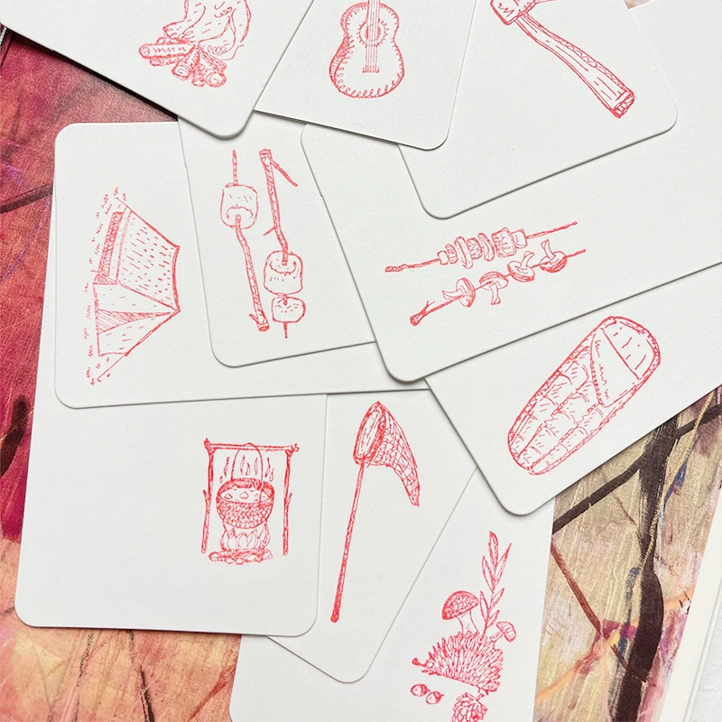 印章《遇见荒野》户外露营工具手账印章成品闲章盖章集章手帐印章