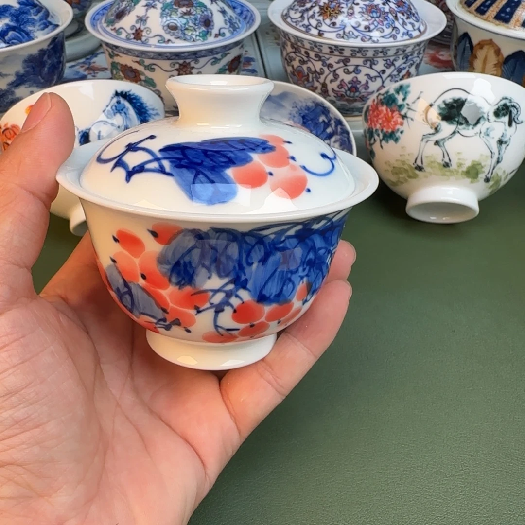 陶纯手工纯手绘茶具303