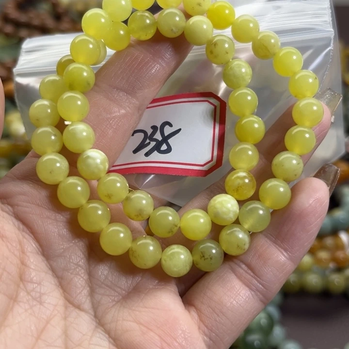 蛇纹石玉未镶嵌手链