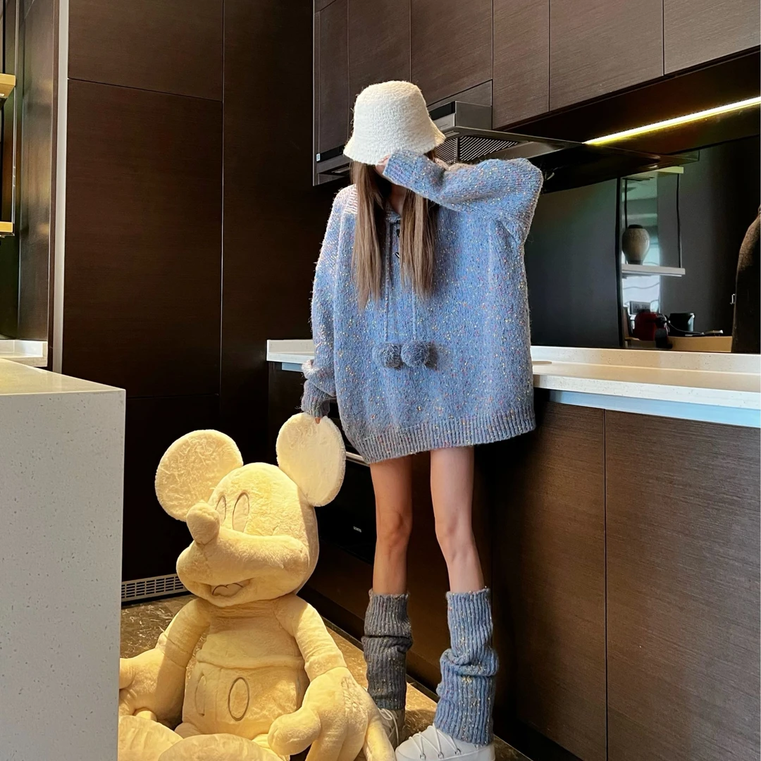 【陶陶推荐】设计师款定制 彩虹星辰 气质显瘦毛衣 S153  A537