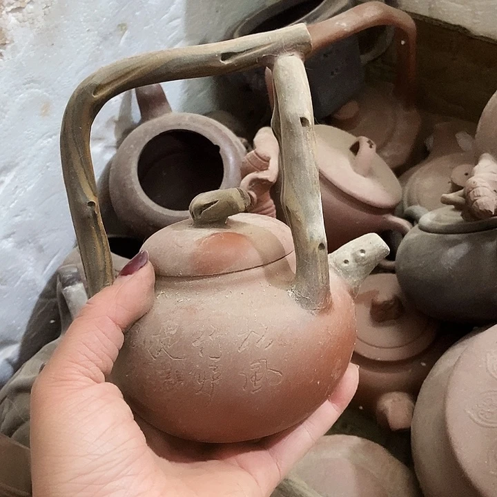 全手工制作 宜兴紫砂茶壶