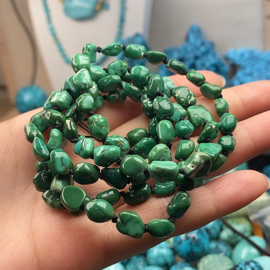 绿松石未镶嵌珠宝半成品