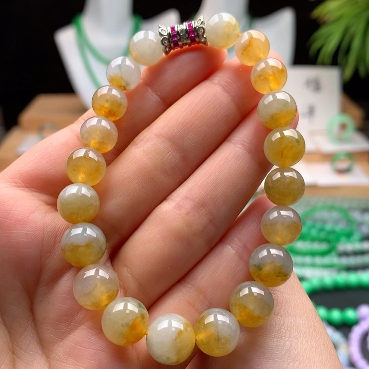 翡翠未镶嵌手链天然缅甸A货翡翠