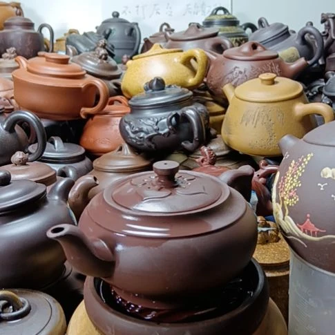 茶壶紫砂宜兴原矿紫泥柴烧手工300cc紫砂壶