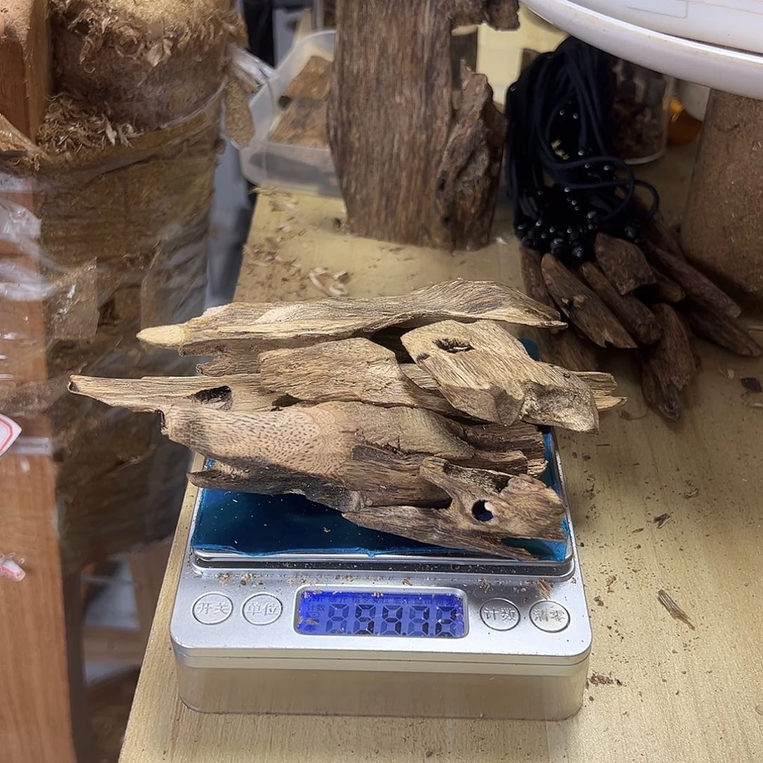 香料绿奇楠虫漏54克白棋