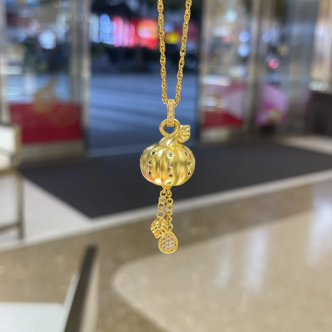 吊坠足银 南瓜吊坠——万事不“南” 精致绝美 惊喜袋专享66