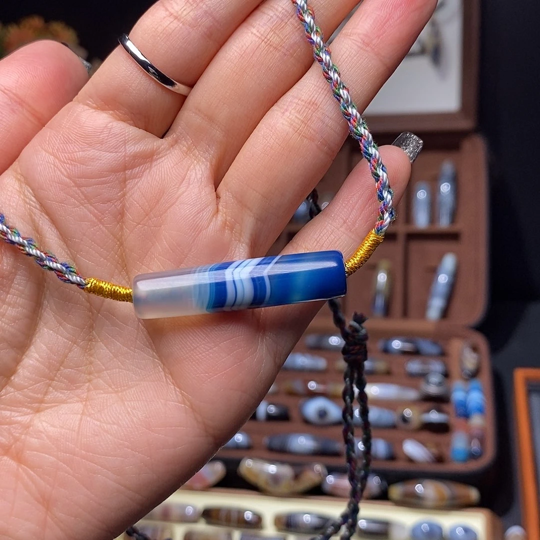 玛瑙/玉髓未镶嵌吊坠(赠链)