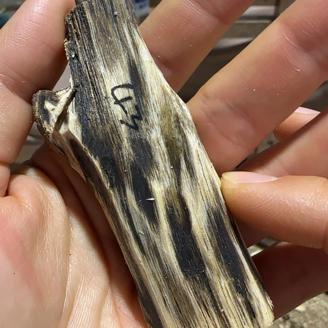 沉香沉香碎屑43号奇楠沉香原木一个紫奇