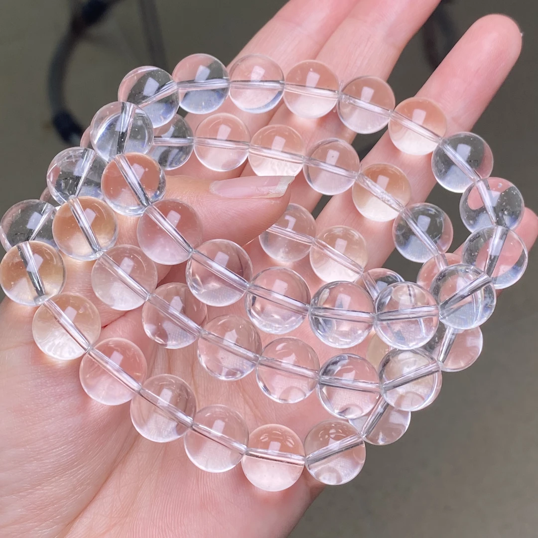SJ-05号白色圆珠手链12mm多样性发一件时尚