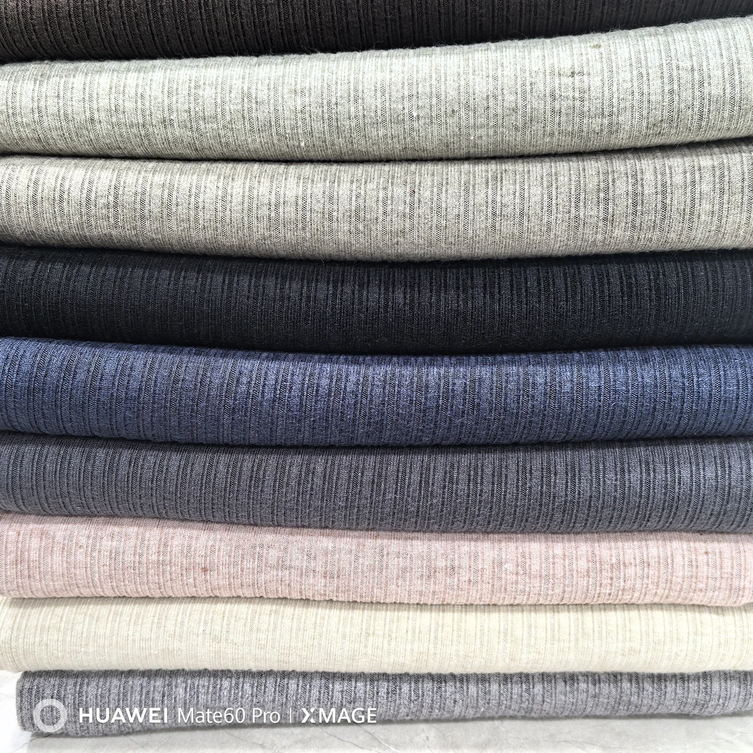 小薇家布面料【羊绒坑条】