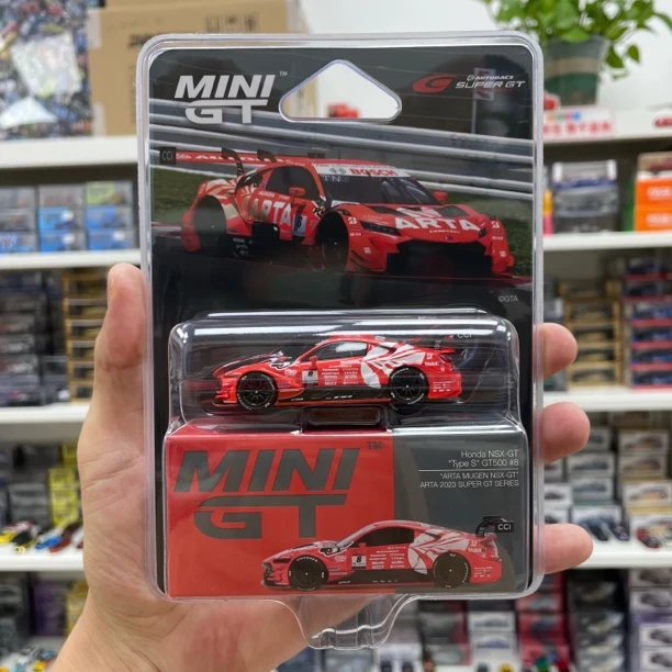 【壹童现货】MINIGT 1:64本田NSX 786号 合金汽车模型
