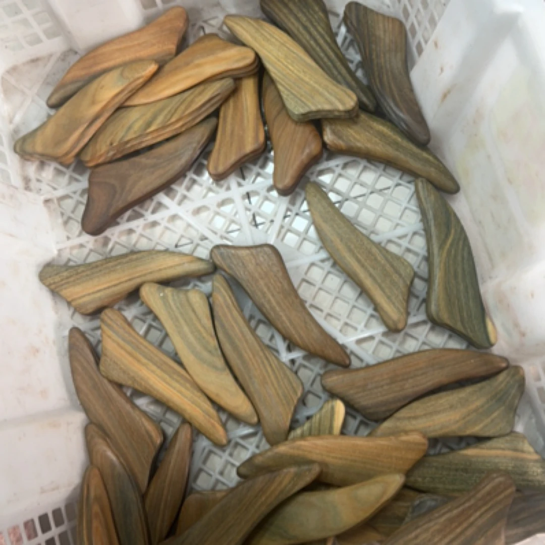 孙善升按摩指绿檀檀木家用纯手工精品