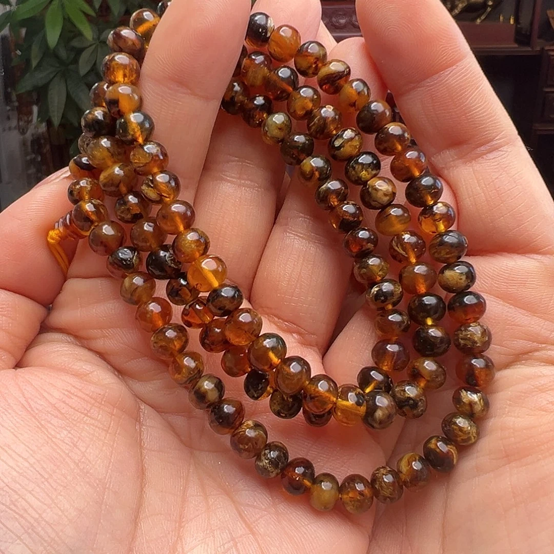 琥珀未镶嵌裸石抚顺琥珀20726六