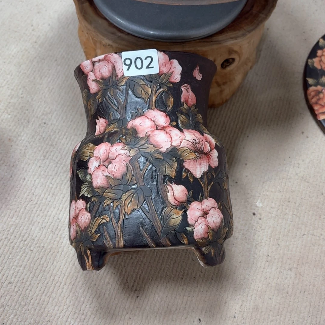 *****紫砂花盆陶瓷多肉花盆精品