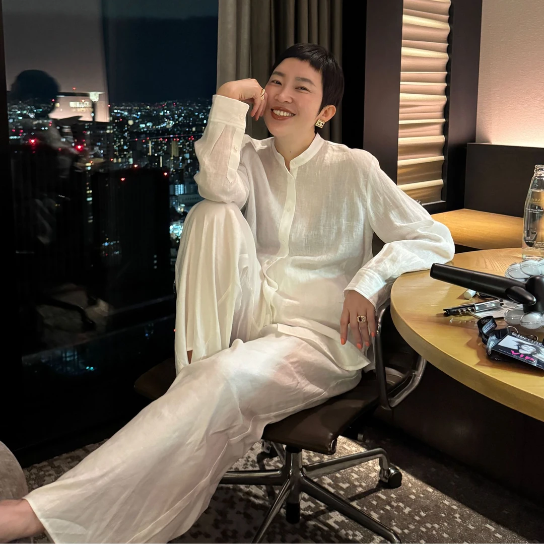 GOLDENBARRY|212632舒适立领亚麻衬衫