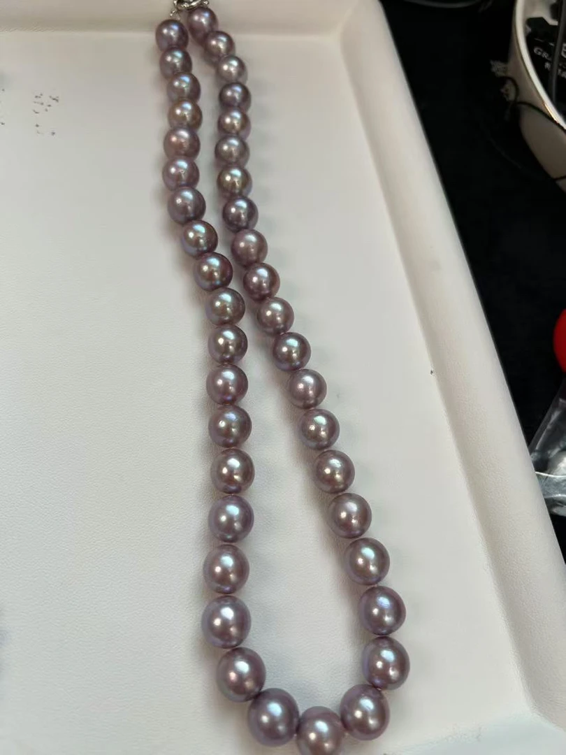 12-13mm紫珠项链S925