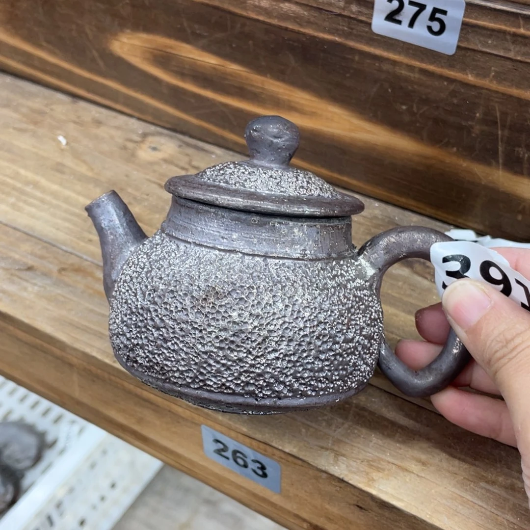 纯手工柴烧茶壶茶具瑕瑕