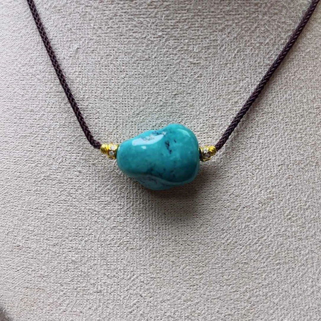 未镶嵌绿松石珠宝奇石