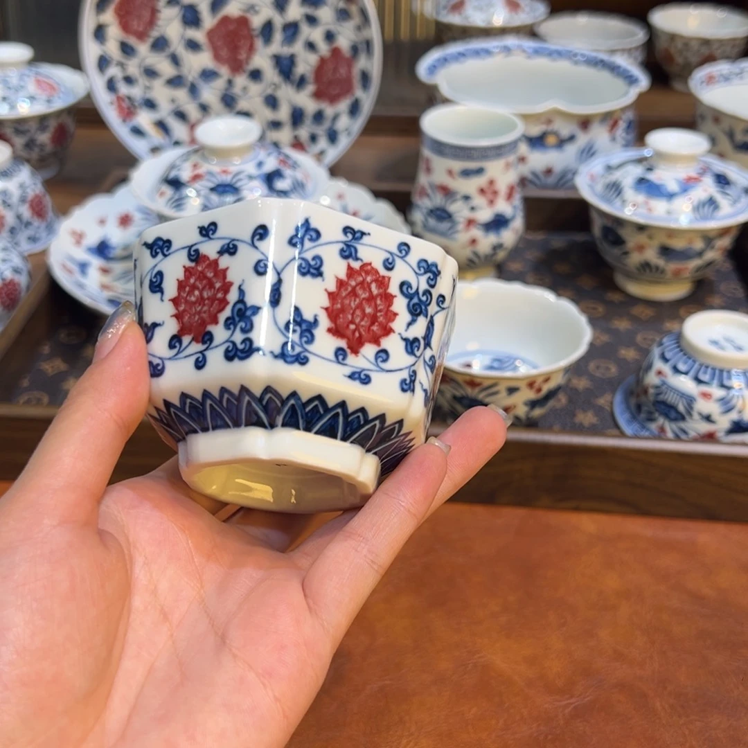 摆件陶瓷景德镇陶瓷茶器百宝箱