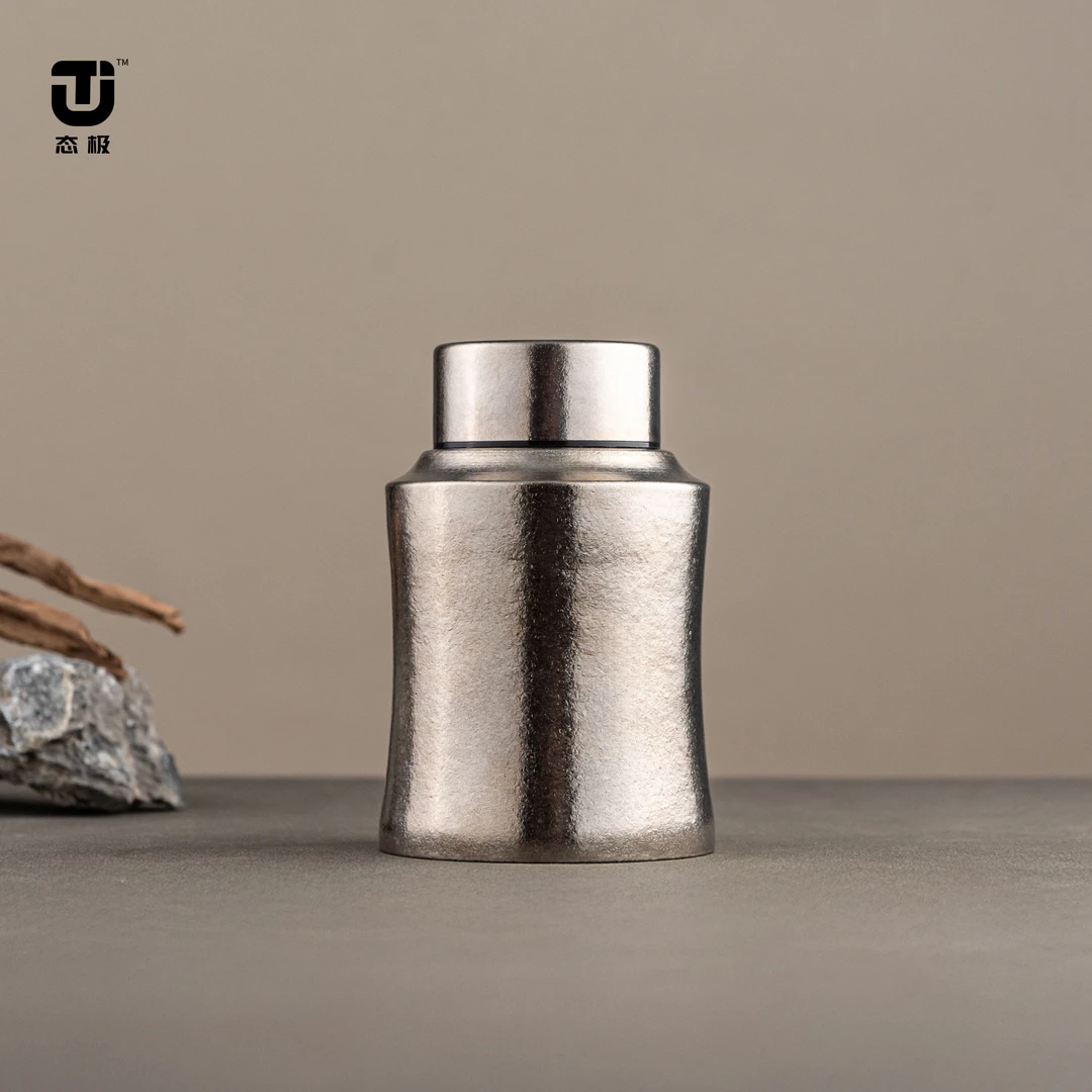 态极纯钛归元茶叶罐红茶绿茶户外旅行便携茶盒