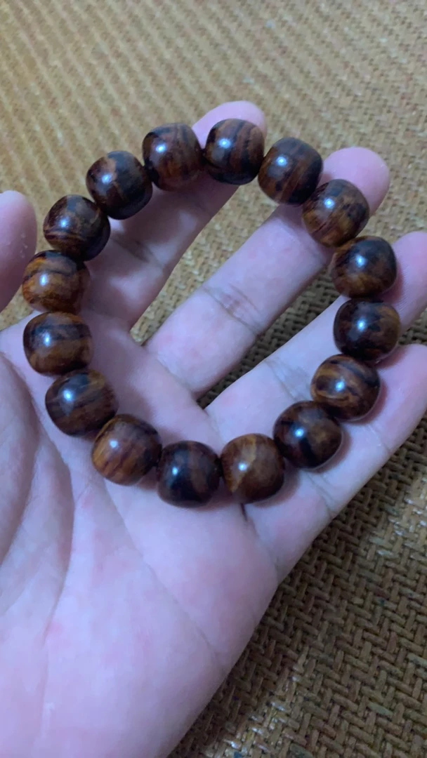 老型珠13.14mm单圈男女款海黄手串