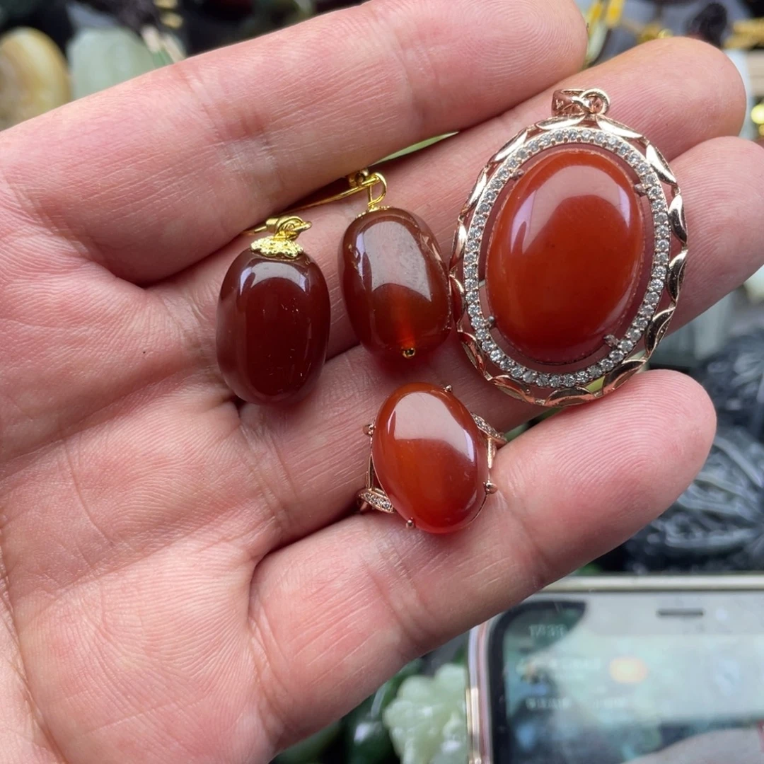 玛瑙/玉髓合金手链