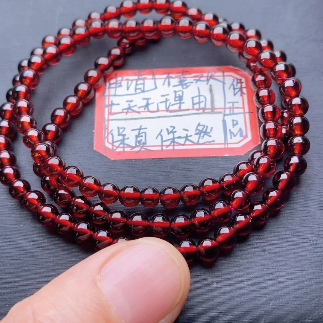 手链未镶嵌石榴石4.6