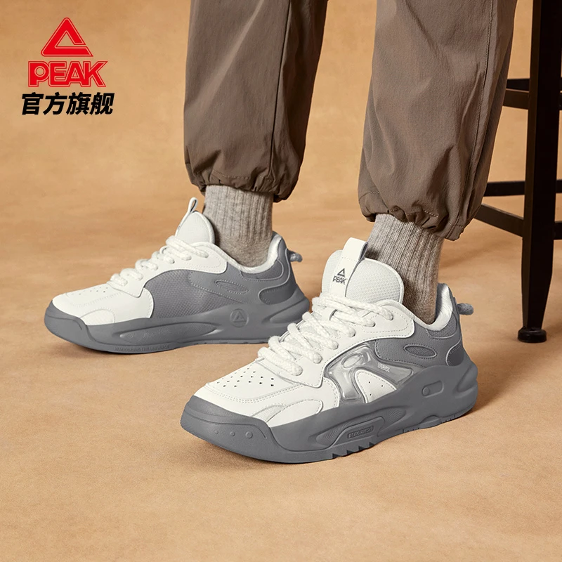 匹克无际态极板鞋男2025新款潮流百搭舒适休闲运动潮鞋-DB510121