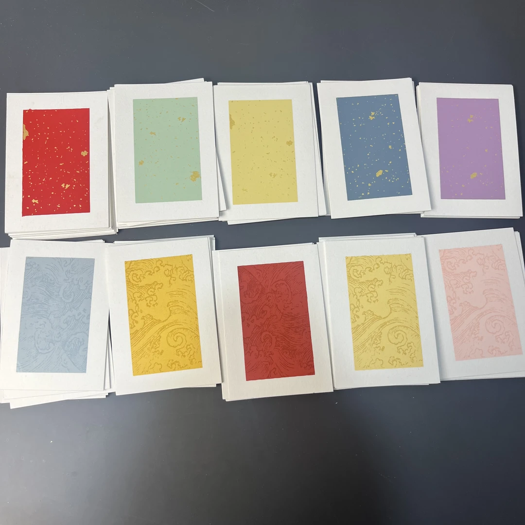 5寸软卡蜡染半生熟福利50张