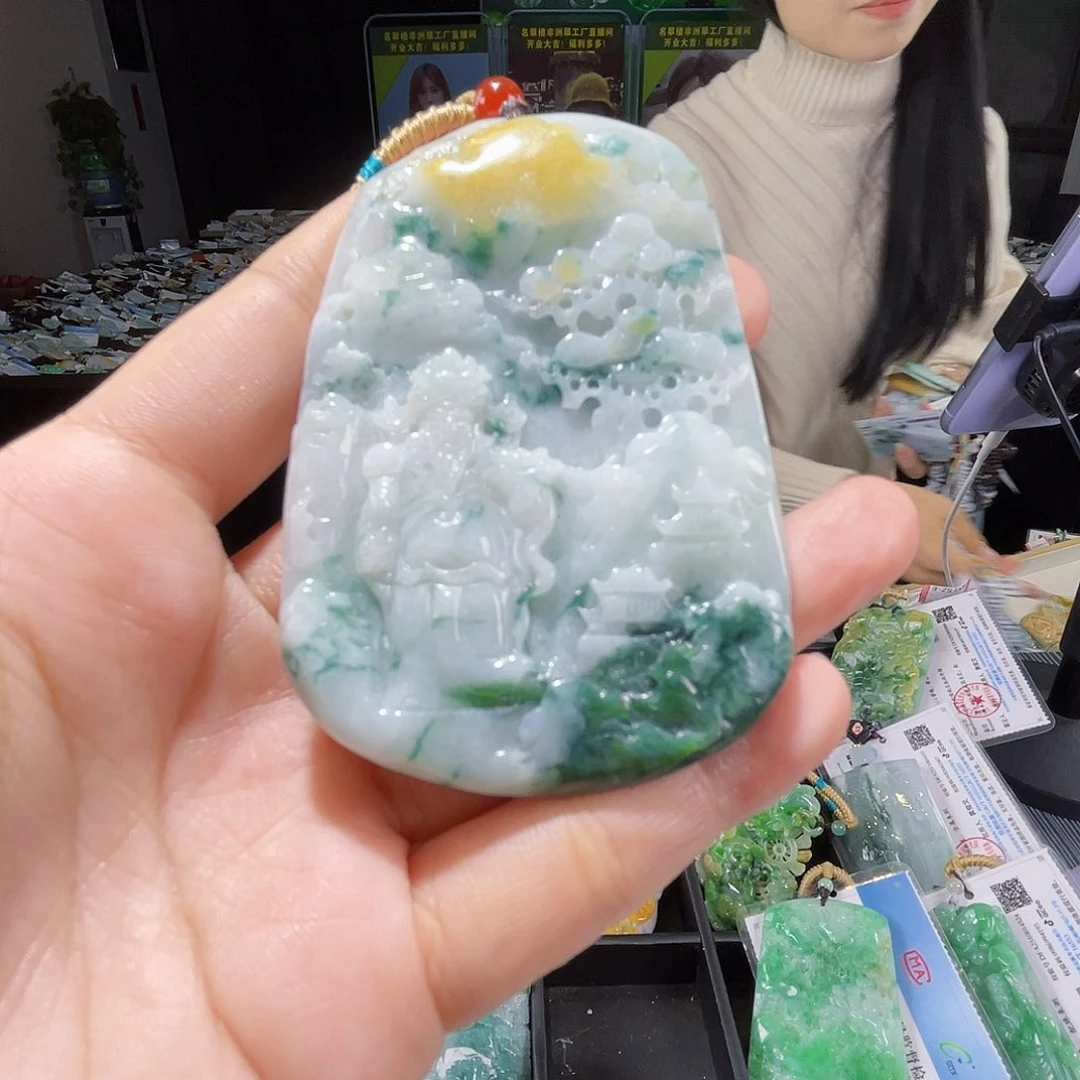 颈饰未镶嵌翡翠一