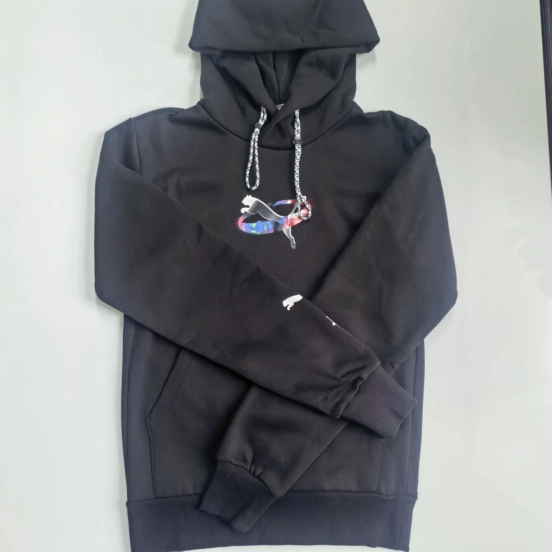 PUMA/彪马男女款休闲时尚连帽印花卫衣 532693-01