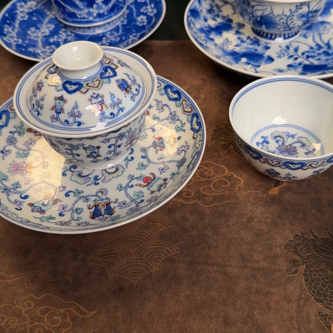 纯手工手绘陶瓷茶具