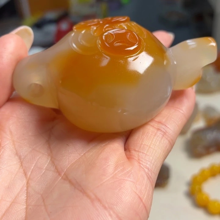 玛瑙/玉髓未镶嵌吊坠(不含链)