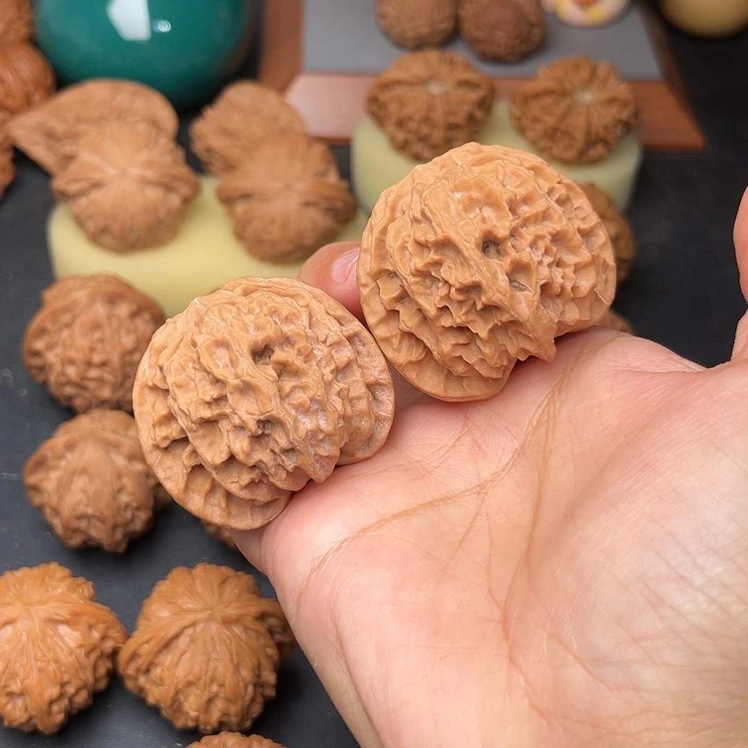 峰***讯把件文玩核桃苹果全品42.5