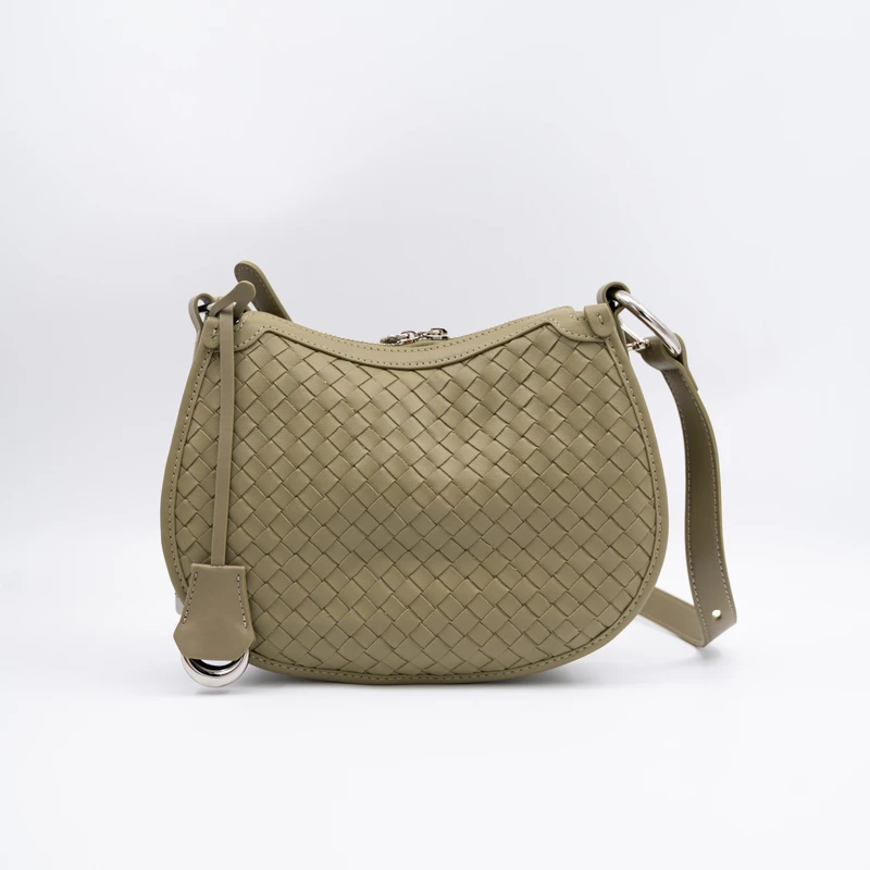 编织双面马鞍包宝恩时尚新款经典百搭高级感单肩休闲女包TL25568