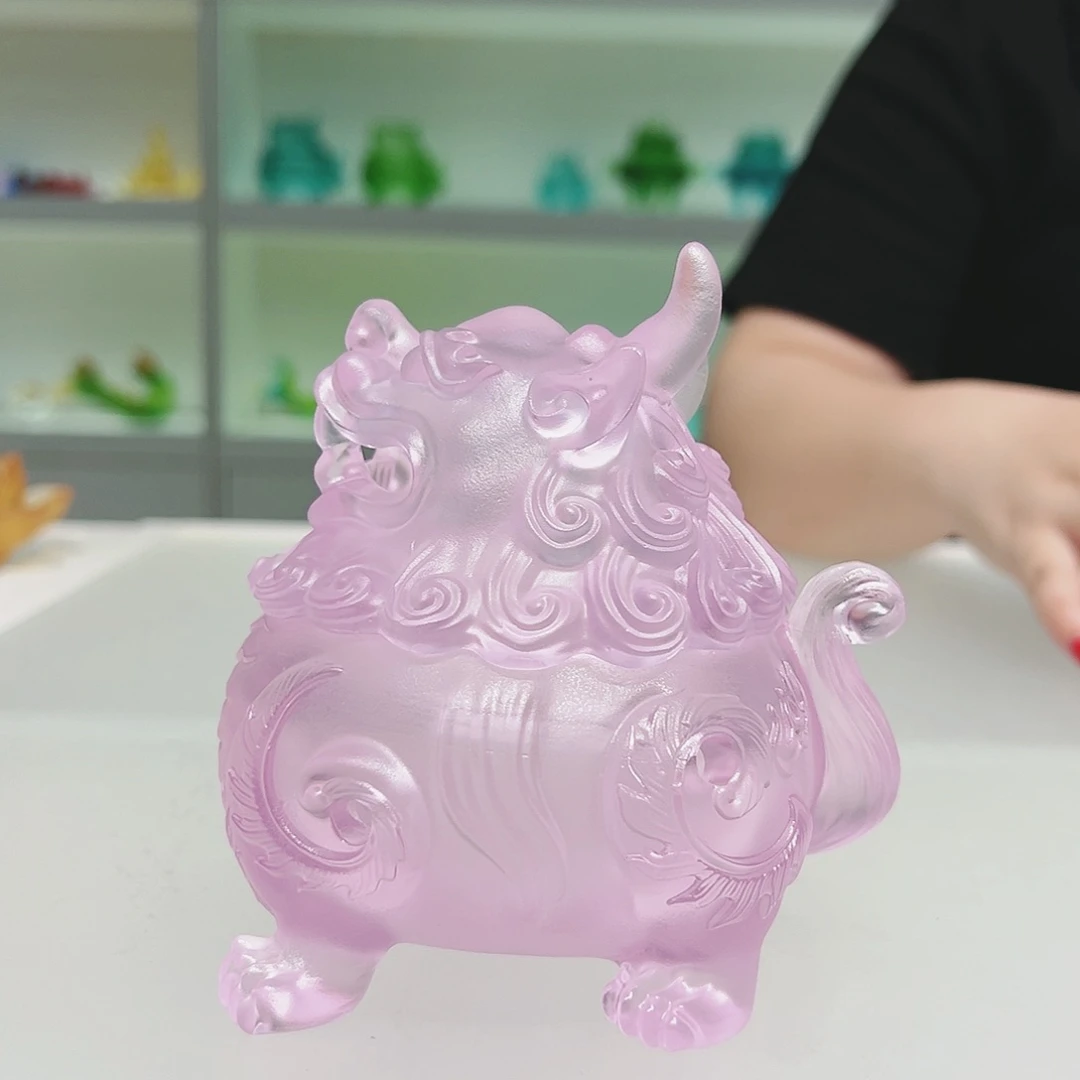 【闪购商品】手工艺品琉璃中号狻猊香炉