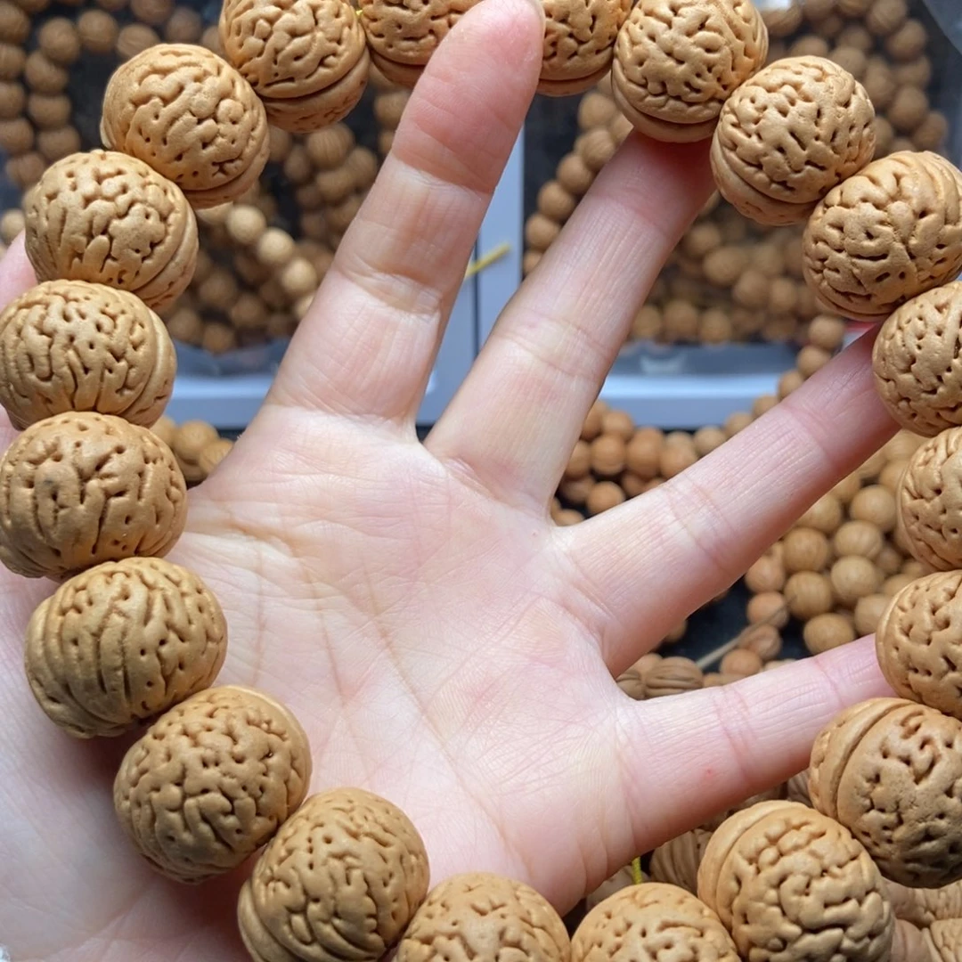 桃核手串大茶壶肌肉纹22➕手持原皮原色