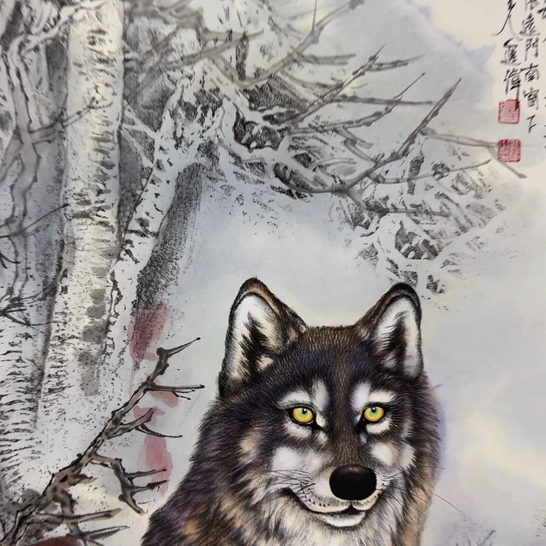 国画国画作品ZJW老师