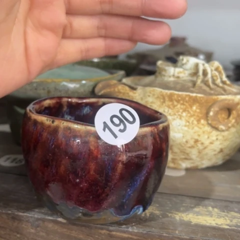 盘熠樹手捏日式餐具茶具壶承