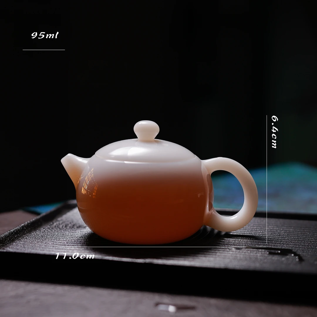 郭志保系列/璞玉釉烧/陶瓷泡茶小容量小西施壶/95ml高档茶具茶壶