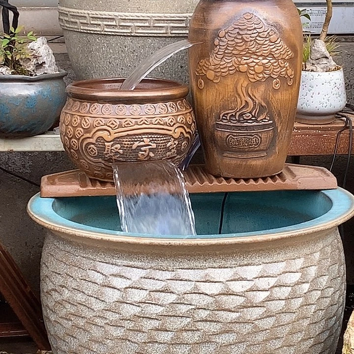 水泵40w，弯头，摇钱树聚宝盆