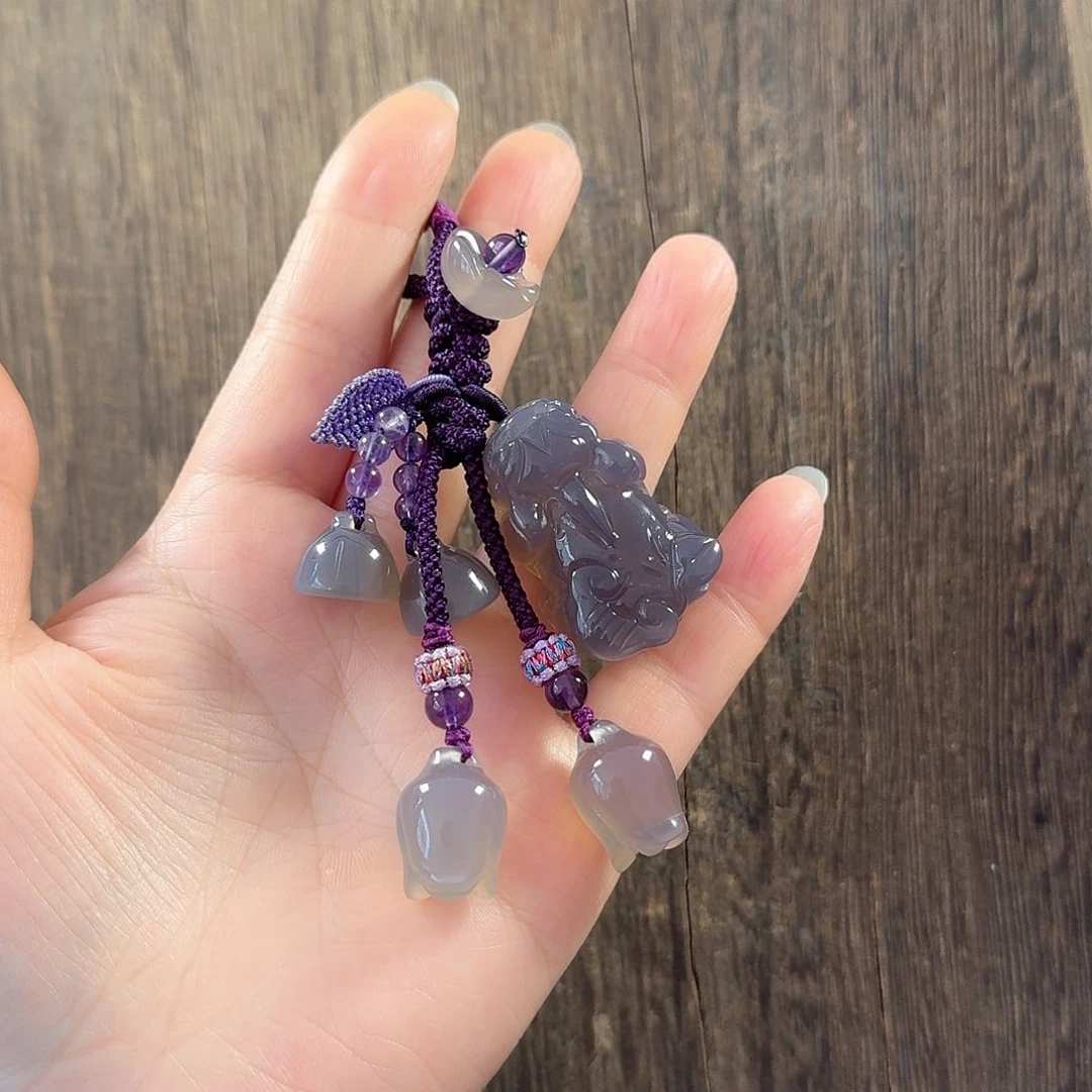 玛瑙/玉髓小挂件啊未镶嵌