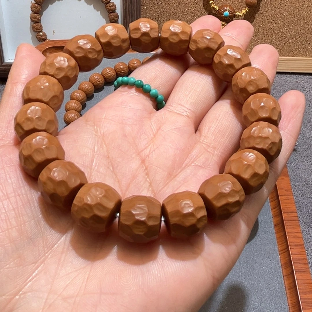 手串猴头核桃直切奶酪手串