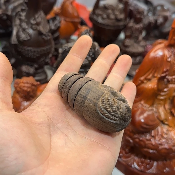 木黑檀木8蝉蛹一个